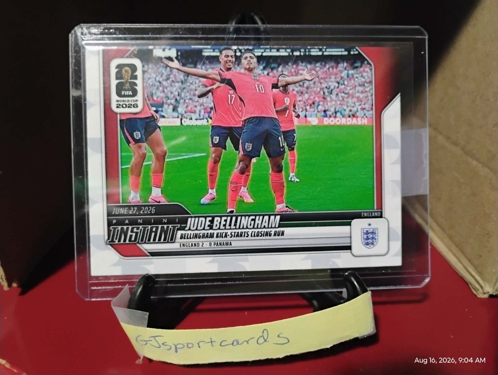2026 Panini Instant FIFA World Cup #152 Jude Bellingham England PR:902 In-Hand