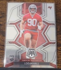 2022 Panini Mosaic Logan Hall RC Card NFL Tampa Bay Buccaneers #380 Rookie . rookie card picture