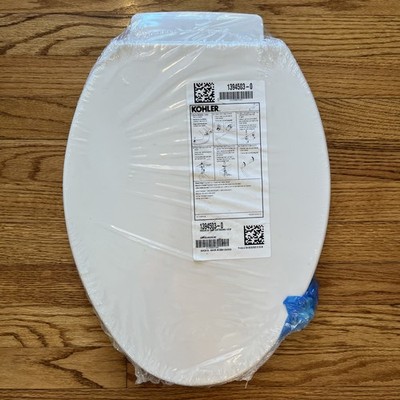 KOHLER Highline Quiet Close Elongated Closed Front Toilet Seat 18 5/8  1394503-0