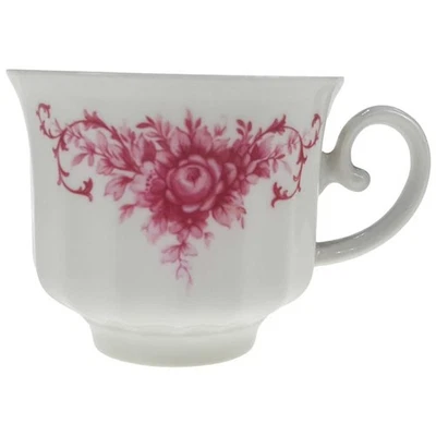 Kaffeetasse Seltmann Weiden Relief Pinke Blume - Bild 1 von 4