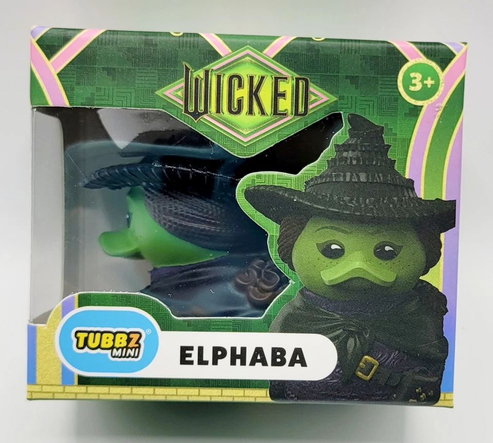Mini TUBBZ WICKED Conjunto de 5 Chistery Fiyero Wizard Glinda Elphaba Duck NOVO - Imagem 3 de 4