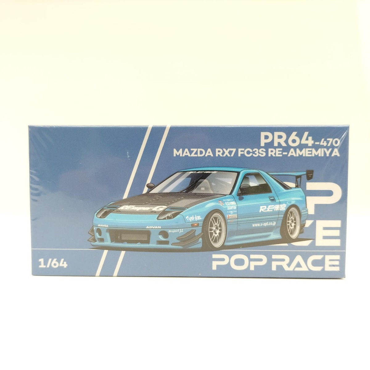 POP RACE Mazda RX7 FC3S RE−AMEMIYA 1/64 minicar From Japan | eBay