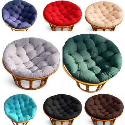 Sitzkissen für Papasan Rattanmöbel Hängesessel Rund Kissen Garten 110cm Top-Qual