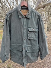 VTG Levi's Chore Coat Canvas Lined Barn Jacket Engineer Farmhouse Small 25"x30"