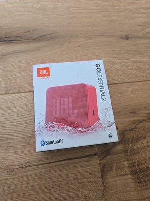 JBL Go Essential 2 Tragbarer Bluetooth Lautsprecher 5 Stunden Wiedergabe - Rot 