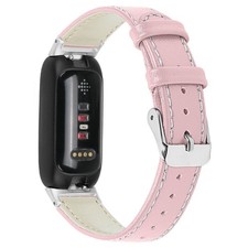 Replacement For Fitbit Inspire 3 Smart Watch Genuine Leather Strap Wrist Band