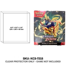 Protector For Pokémon Crown Zenith Booster Bundle