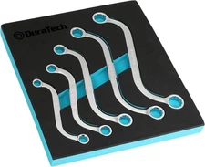 DURATECH S-Style Box Wrench Set, Metric, 5-Piece, 10mm to METRIC, Chrome 