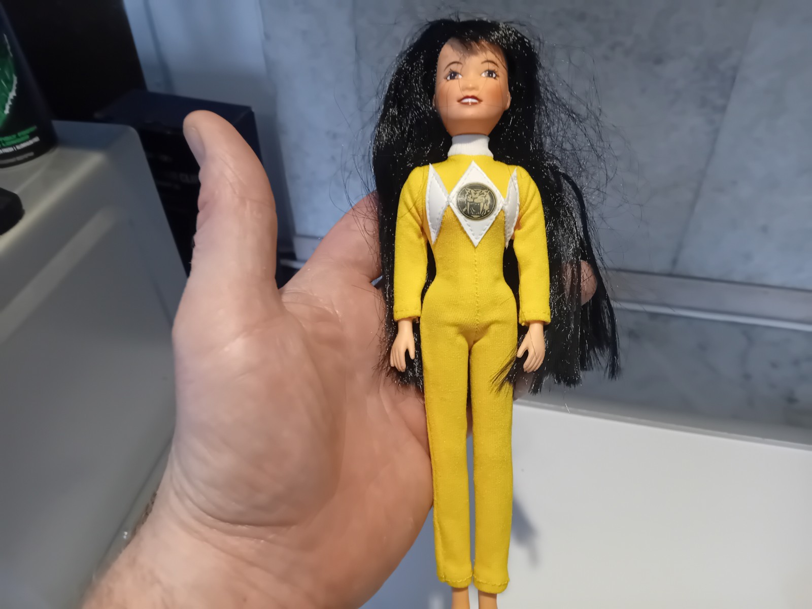 Muñeca Bandai Yellow Ranger Trini 1994