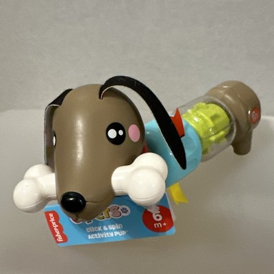 Fisher-Price FP Pets Click & Spin ACTIVITY PUP Baby Sensory Toy HTW91 6 m+ NWT
