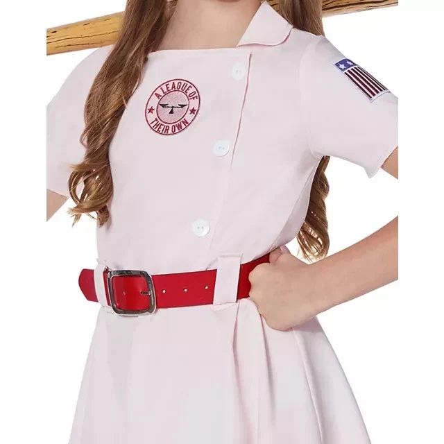 Espíritu Halloween Una Liga de su Propio Dottie Baseball Signature DISFRAZ NUEVO Foto 3 de 4