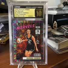 Sabrina Ionescu 2025 Donruss WNBA Net Marvels Pink Fireworks SSP 14 /25 Card 🎆
