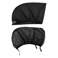 4PCs Universal Car Side Window Sun Shade Sunshade Cover Visor Mesh Screen Shield
