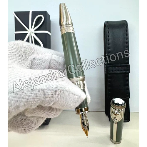 MONTBLANC Rudyard Kipling Wolf Head Limited Edition Fountain Pen Sage Green