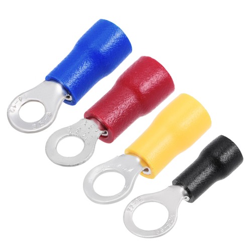 Insulated Crimp Terminal Ring Spade Wire Connector 12 10 14 12 16 14 22 16 Awg Ebay