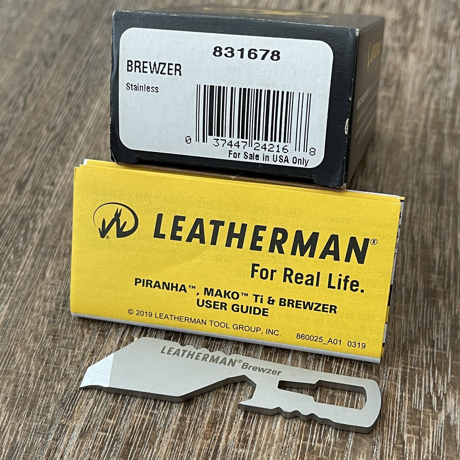 Leatherman Brewzer box/bottle opener mini multitool. New. Discontinued eBay