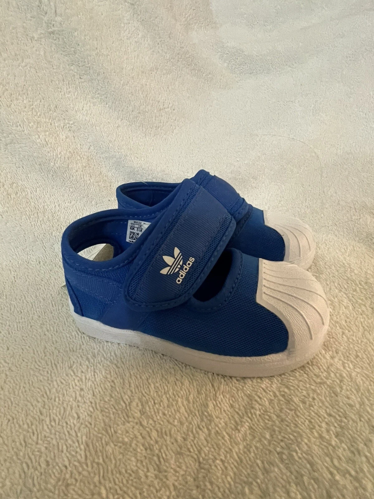 Scarpe adidas blu bambino taglia 6 stile sandali