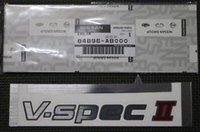 Oem Nissan Skyline Gtr R34 V-spec Ii Emblem Badge Trunk Decal 84896-ab000 Oem Nissan Skyline Gtr R34 V-spec Ii Emblem Badge Trunk Decal 84896-ab000