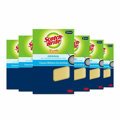 Scotch-Brite Dobie Cleaning Pads Ideal for Dishwashing Kitchen Bathroom and M...