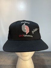 VINTAGE PORTLAND TRAILBLAZERS SNAPBACK HAT CLIFF ROBINSON SIGNATURE SERIES 1990
