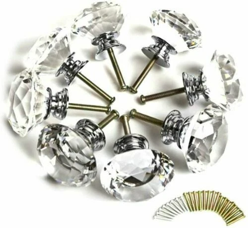 Mobili e pensili trasparente in vetro per la cucina