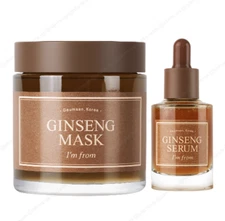 I'm from Ginseng Mask 120g & Serum 30ml /Rejuvenate /Wash-off /Firming /Wrinkles