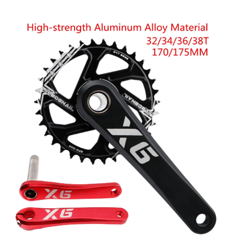 IXF MTB Bike Crankset 170/175mm Al 
