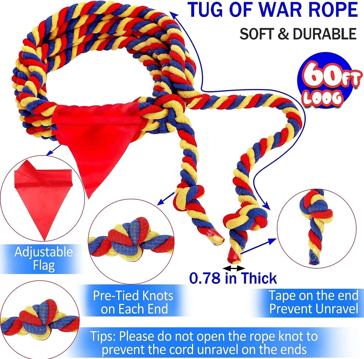 Tug of war rope ebay online