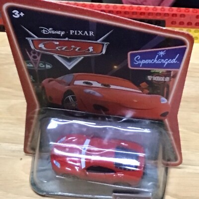 Disney Pixar The World of Cars Diecast Car Ferrari F430 #21 Mattel