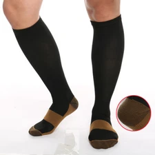Women Men Compression Socks Graduated 20-30mmHg Athletic Sports Varicose Veins