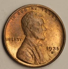 1935 D  1C Lincoln Wheat Cent Choice UNC RD