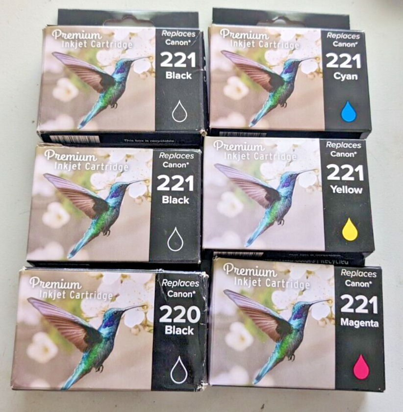 Cartuccia A Inchiostro Inchiostro Compatibile 5COLOR PGI-220 CLI-221 - Foto 4