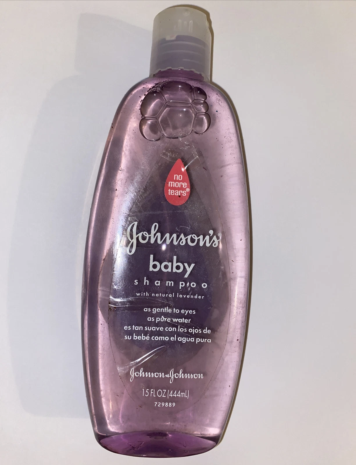 JOHNSON'S No More Tears Baby Shampoo NATURAL Lavender 15 oz Quality Sealed Rare