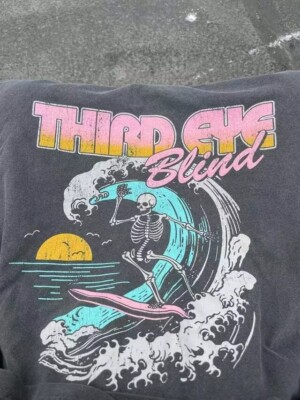 Third Eye Blind Band Tour Basic Style Charcoal Short sleeve Unisex T shirt