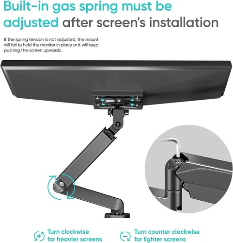 ONKRON TV Monitor Wall Mount Bracket for 13” – 32" Screens Full Motion - Picture 8 of 9