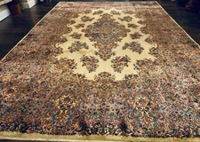 8.8 x 12 Karastan Kirman Rug #781 Antique Oriental Carpet Original 700 Series