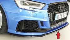 Audi RS3 (02/17-on) RIEGER Front Spoiler Splitter Gloss Black - Hatch & Saloon