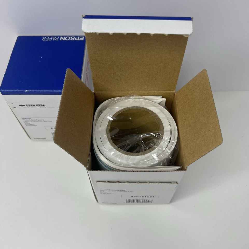(2) Epson Premium Semi Gloss Photo Paper 4" Roll 26’ S041329 NEW Read - Image 3 of 4