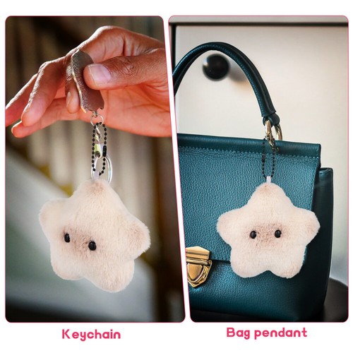 Cartoon Pendant Child Furry Accessories Keychains Bag Decoration - Picture 8 of 11