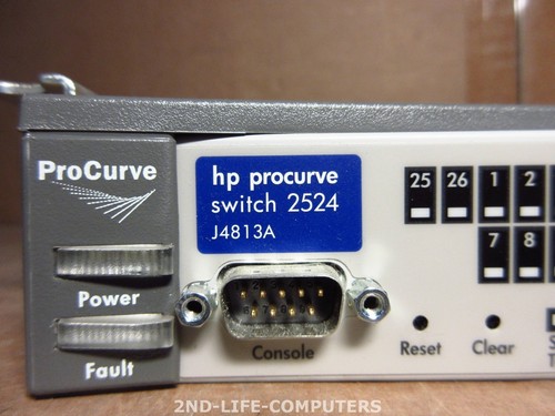 HP J4813A 2524 Procurve 24x 10/100 RJ-45 Ports Managed NETWORK NETZWERK Switch - Bild 2 von 2