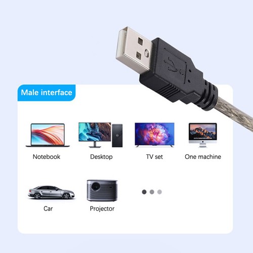 Câble d'extension USB 2.0 5M/10M/15M Rallonge de 2.0 USB - Photo 6/14