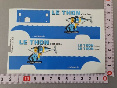 DECALS 1/43 PEUGEOT J7 LONG '' TUNA C'EST BON'' - DCC14311