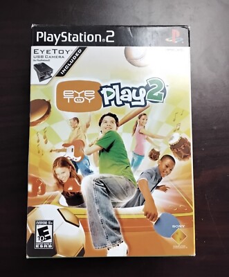 Ps2 - Eye Toy Play 2 Camera Bundle Sony PlayStation 2 Complete #2221