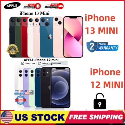 New Sealed Apple iPhone 12 Mini/13 Mini Factory Unlocked