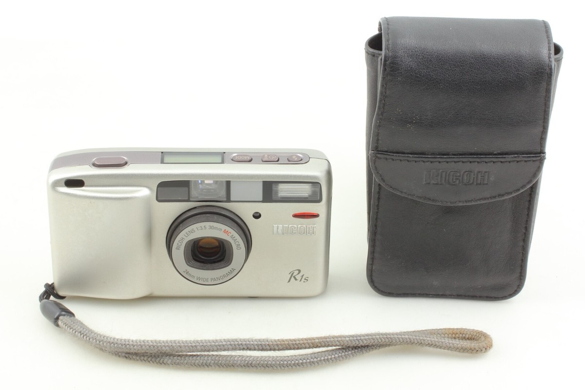 Read! [Exc+5] Ricoh R1s silver Point & Shoot Film Camera