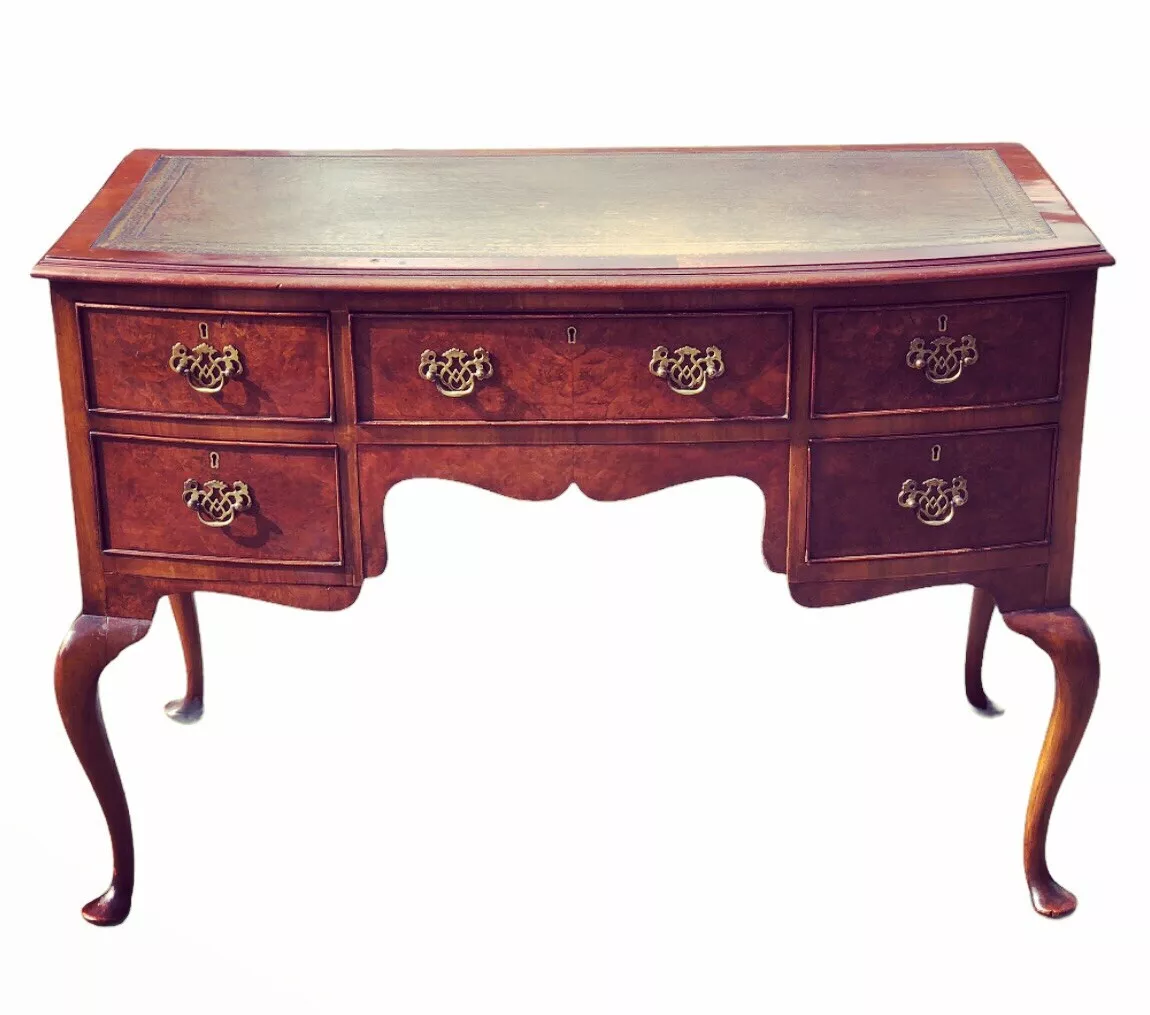 Walnut brass desk deals