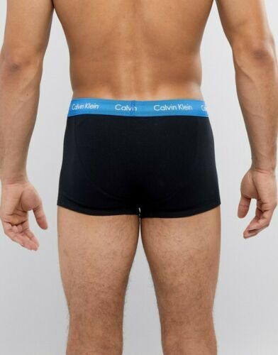 Calvin Klein Men's Underwear Cotton Stretch Brief Trunk(3 Pack) Multi Color Belt - Bild 2 von 3