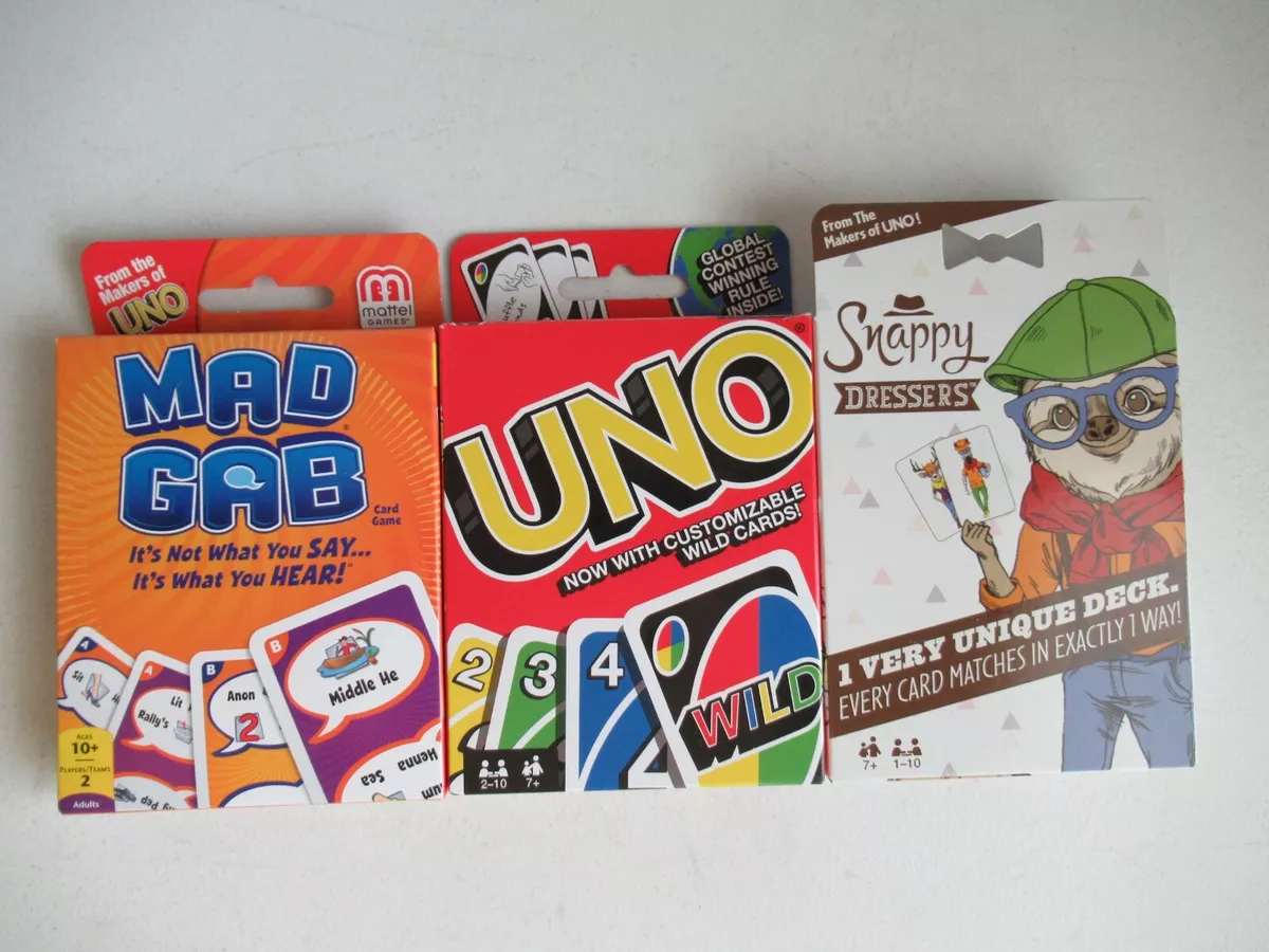 UNO Family Card Game Snappy Dressers Card Games 10 Ways to Play