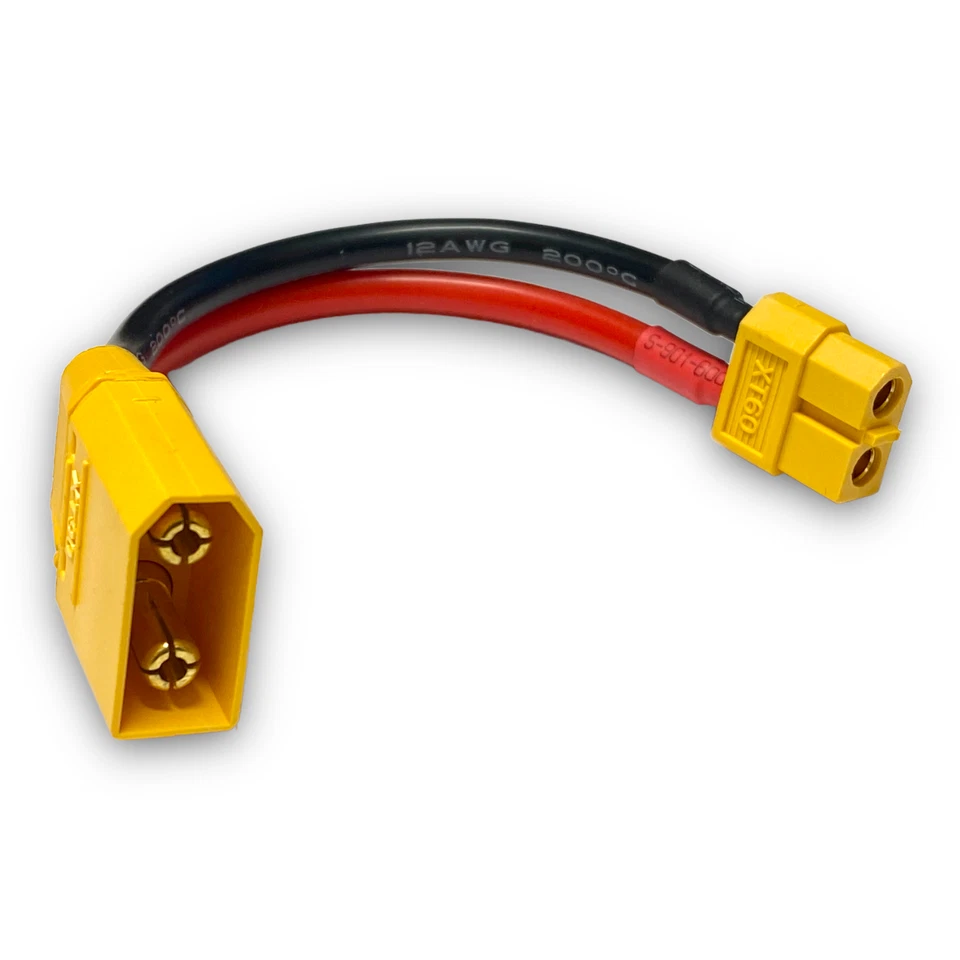 ✅ Adapter XT90 Buchse Männlich Male auf XT60 Stecker Weiblich Female 12AWG 10cm✅ - Bild 2 von 4