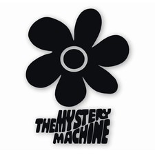 Scooby Doo Mystery Machine Hippie - Vinyl Decal Sticker - Choose Size Color